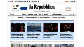 What Repubblica.it website looked like in 2020 (5 years ago)