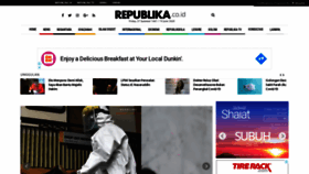 What Republika.co.id website looked like in 2020 (3 years ago)