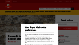 What Royalmail.com website looked like in 2020 (3 years ago)