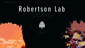 What Robertsonlab.com website looked like in 2020 (3 years ago)