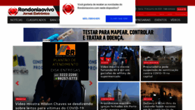 What Rondoniaovivo.com website looked like in 2020 (3 years ago)