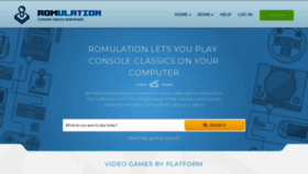 What Romulation.net website looked like in 2020 (3 years ago)
