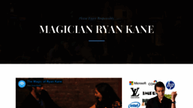 What Ryankanemagic.com website looked like in 2020 (3 years ago)