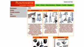 What Rusztowania-drabiny.pl website looked like in 2020 (3 years ago)