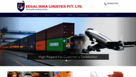 What Regalindialogistics.com website looked like in 2020 (3 years ago)