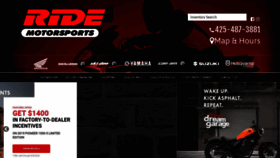 What Ridemotorsports.com website looked like in 2020 (3 years ago)