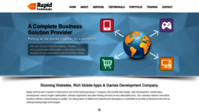 What Rapidtechnolabs.com website looked like in 2020 (5 years ago)