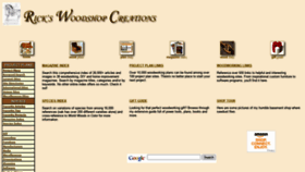 What Rickswoodshopcreations.com website looked like in 2020 (3 years ago)