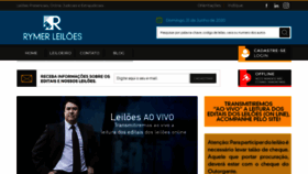 What Rymerleiloes.com.br website looked like in 2020 (3 years ago)