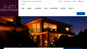 What Relaisincontrada.it website looked like in 2020 (5 years ago)