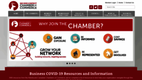 What Reddeerchamber.com website looked like in 2020 (3 years ago)