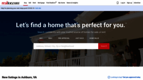 What Realtors.com website looked like in 2020 (3 years ago)
