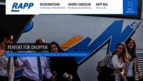 What Rapp-bus.de website looked like in 2020 (3 years ago)