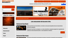 What Restaurante-bucuresti.com website looked like in 2020 (3 years ago)