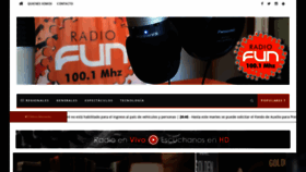 What Radiofun.com.ar website looked like in 2020 (3 years ago)