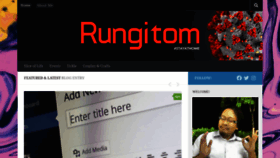 What Rungitom.com website looked like in 2020 (4 years ago)