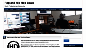 What Rapandhiphopbeats.com website looked like in 2020 (3 years ago)