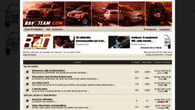 What Rav4team.com website looked like in 2020 (3 years ago)