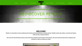 What Renderitoz.com website looked like in 2020 (3 years ago)