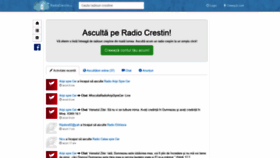 What Radiocrestin.ro website looked like in 2020 (3 years ago)