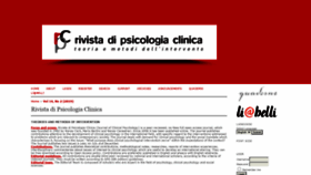 What Rivistadipsicologiaclinica.it website looked like in 2020 (3 years ago)