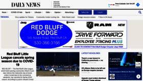 What Redbluffdailynews.com website looked like in 2020 (3 years ago)