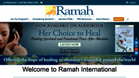 What Ramahinternational.org website looked like in 2020 (3 years ago)