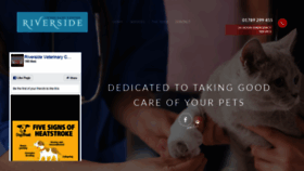 What Riversidevetcentre.com website looked like in 2020 (3 years ago)