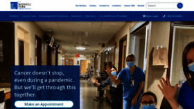 What Roswellpark.edu website looked like in 2020 (3 years ago)