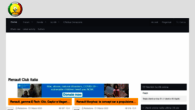 What Renaultclub.it website looked like in 2020 (3 years ago)