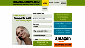 What Recargaelmovil.com website looked like in 2020 (3 years ago)