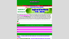 What Rongbachkim.tv website looked like in 2020 (3 years ago)