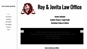 What Royjovitalawoffice.com website looked like in 2020 (3 years ago)