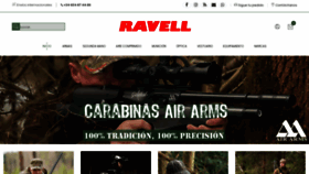 What Ravell.es website looked like in 2020 (3 years ago)