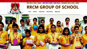 What Rrcmschool.com website looked like in 2020 (3 years ago)