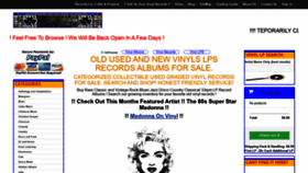 What Recordsalbums.com website looked like in 2020 (3 years ago)