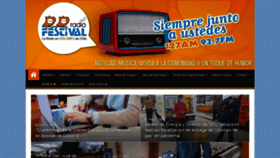 What Radiofestival.cl website looked like in 2020 (3 years ago)