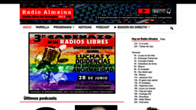 What Radioalmaina.org website looked like in 2020 (5 years ago)
