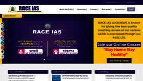 What Raceias.com website looked like in 2020 (3 years ago)