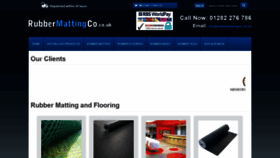 What Rubbermattingco.co.uk website looked like in 2020 (3 years ago)