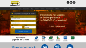What Rodoviariaonline.com.br website looked like in 2020 (3 years ago)