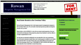 What Rowanproperty.ca website looked like in 2020 (3 years ago)