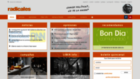 What Radical.es website looked like in 2020 (3 years ago)
