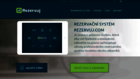 What Rezervuj.com website looked like in 2020 (3 years ago)