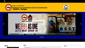 What Region6.dilg.gov.ph website looked like in 2020 (3 years ago)