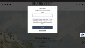 What Rachelashwellshabbychiccouture.com website looked like in 2020 (3 years ago)