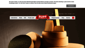 What Ruppcheese.at website looked like in 2020 (3 years ago)