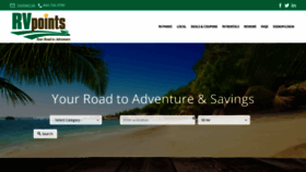 What Rvpoints.com website looked like in 2020 (5 years ago)
