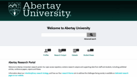 What Rke.abertay.ac.uk website looked like in 2020 (3 years ago)