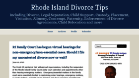 What Rhodeislanddivorcetips.com website looked like in 2020 (4 years ago)